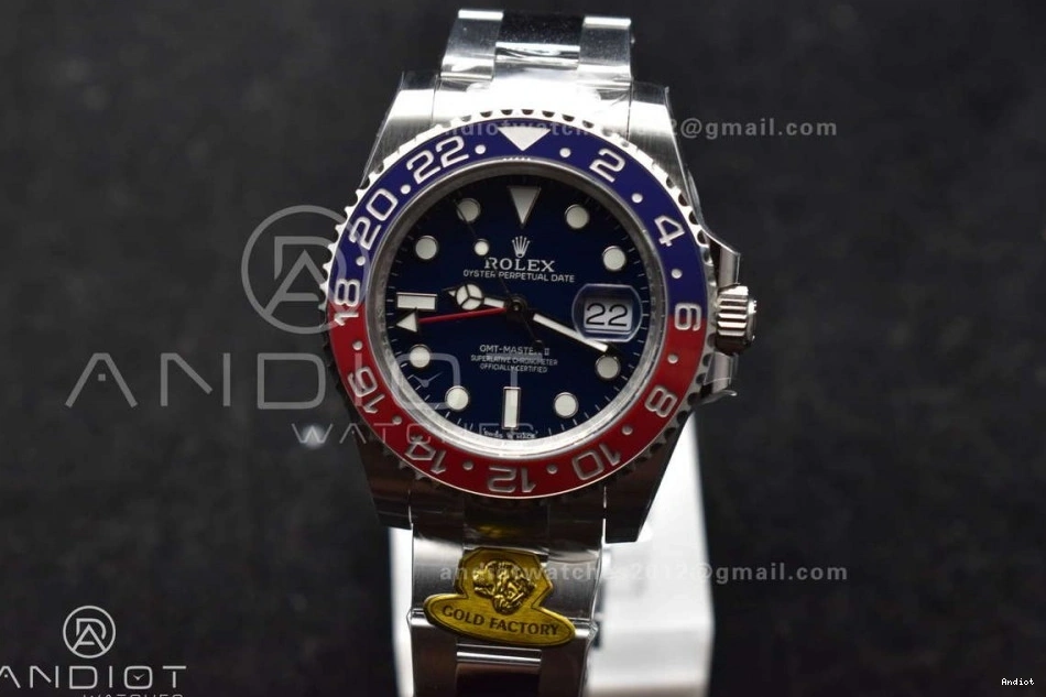 Edition II GMT 126719 Bracelet Weight Gold on Gain BLRO Factory Master Black VR3285 Oyster 1:1 CHS Dial Best 0507